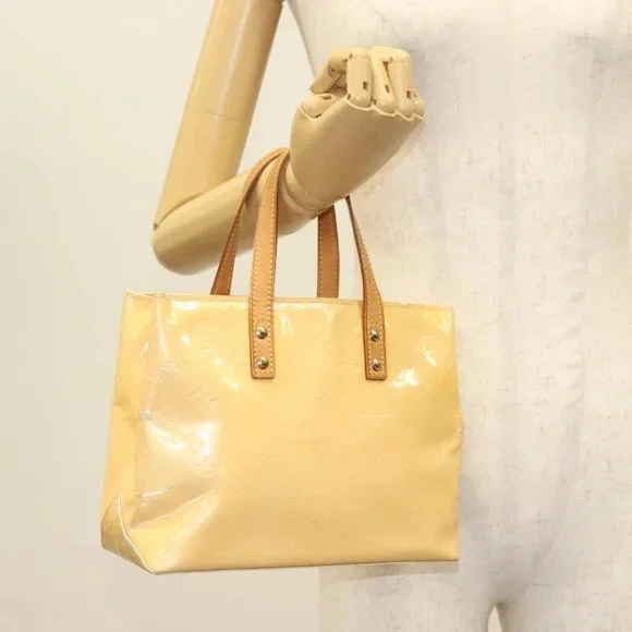 LOUIS VUITTON Monogram Vernis Reade PM Bag Marshmallow Pink Auth - Picture 14 of 16